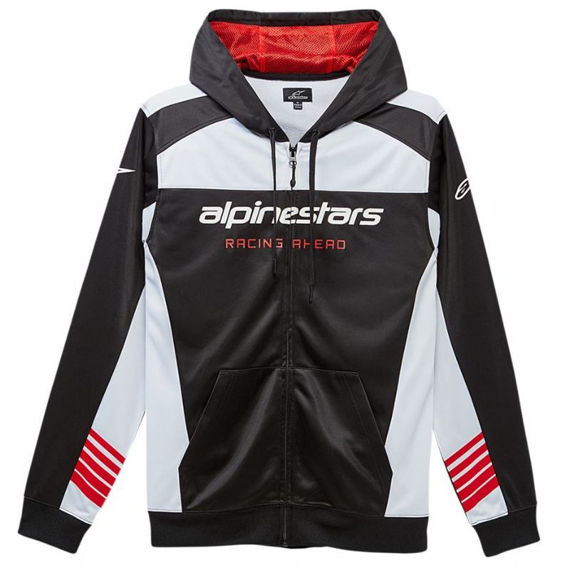 ALPINESTARS (CASUALS) HOODIE SES II BK/WT 2XL